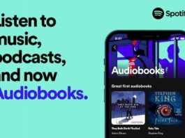 Spotify audiobooks graphic