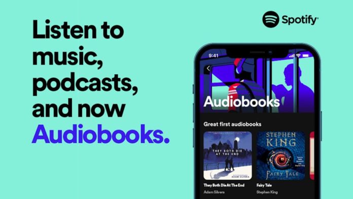 Spotify audiobooks graphic