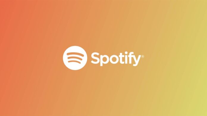 Spotify logo on gradient banner 